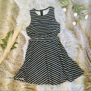 XHILARATION Cutout Striped Dress